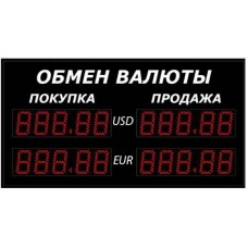 Уличное табло обмена валют Р-8х2-350