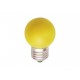 Лампа шар светодиодная e27 3 LED 45мм - желтая для белт-лайт