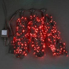 Гирлянда "LED ClipLight" свечение с динамикой, 24V, контроллер 3 нити по 20 метров, КРАСНЫЙ