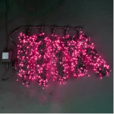 Гирлянда "LED ClipLight" 24V, 5 нитей по 20 метров, РОЗОВЫЙ