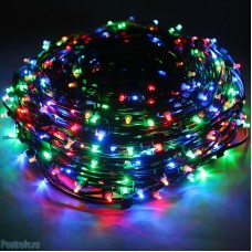 Клип-лайт светодиодный LED-LP(F)-100M-12V-RGBY, 100 метров, без трансформатора, с эффектом мерцания