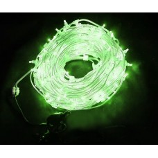 Клип-лайт светодиодный LED-LP-100M-12V-G зеленый, 100 метров, без трансформатора, прозрачный провод