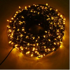 Клип-лайт светодиодный LED-LP(F)-100M-12V-Y желтый, 100 метров, без трансформатора, с эффектом мерцания