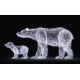 Светодиодная конструкция большая "Медведь и медвежонок" LED-205