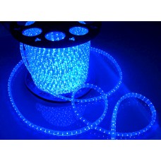Дюралайт круглый синий LED 2W 100M 11,5 MM 220V, КРАТНОСТЬ РЕЗКИ 2М 