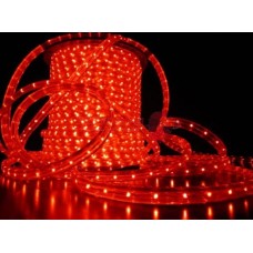Дюралайт круглый красный,13мм LED 2W 220V 100M R